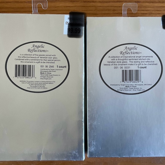 Two Angel refelction ornaments, 2006 & 2007 - Picture 2 of 4